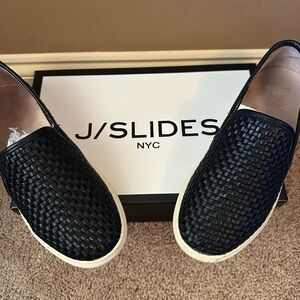 Black Women’s JSlides Slip-On Sneakers